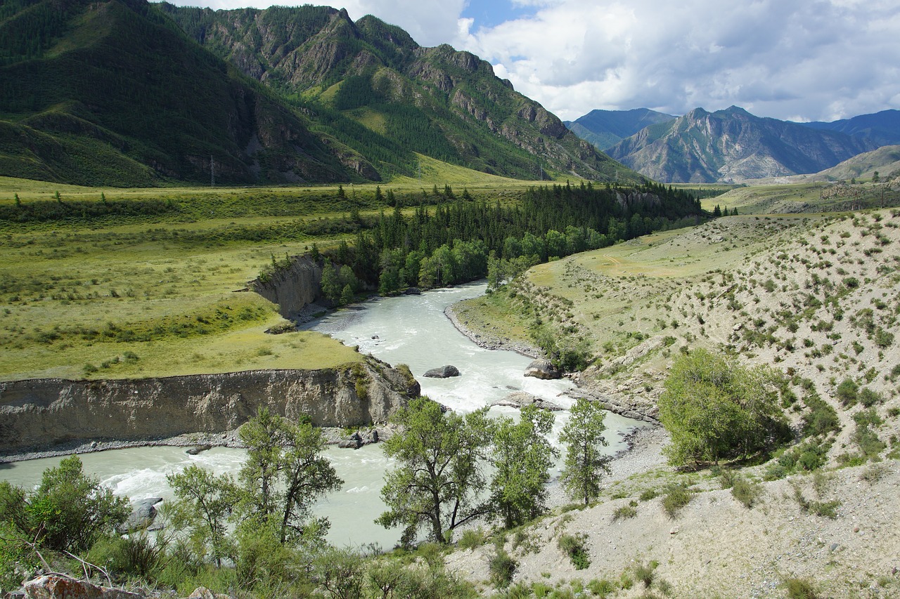 Image - mountain altai river landscape