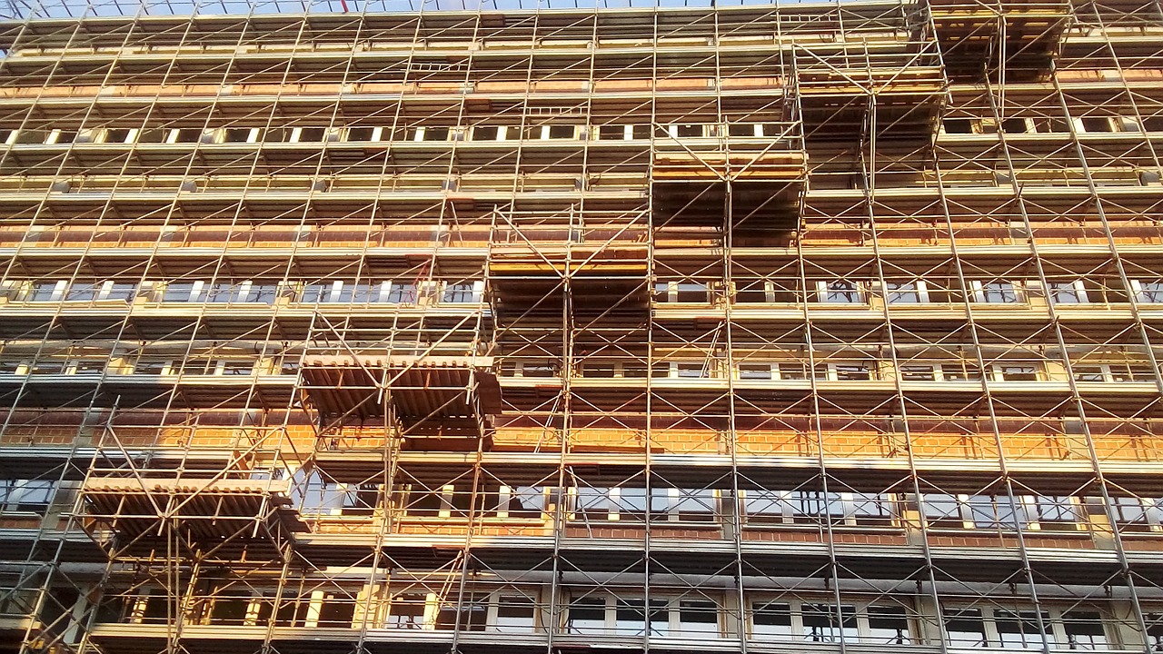 Image - scaffolding building masonry