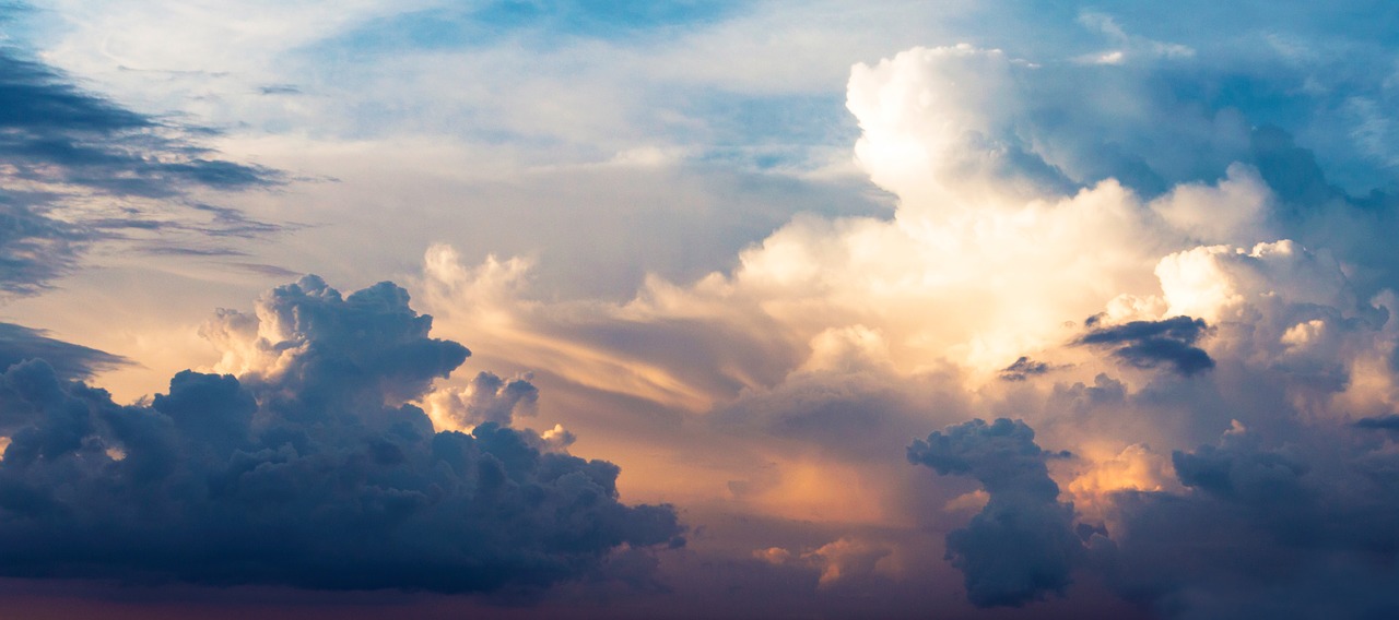 Image - sunset clouds the clouds the sky