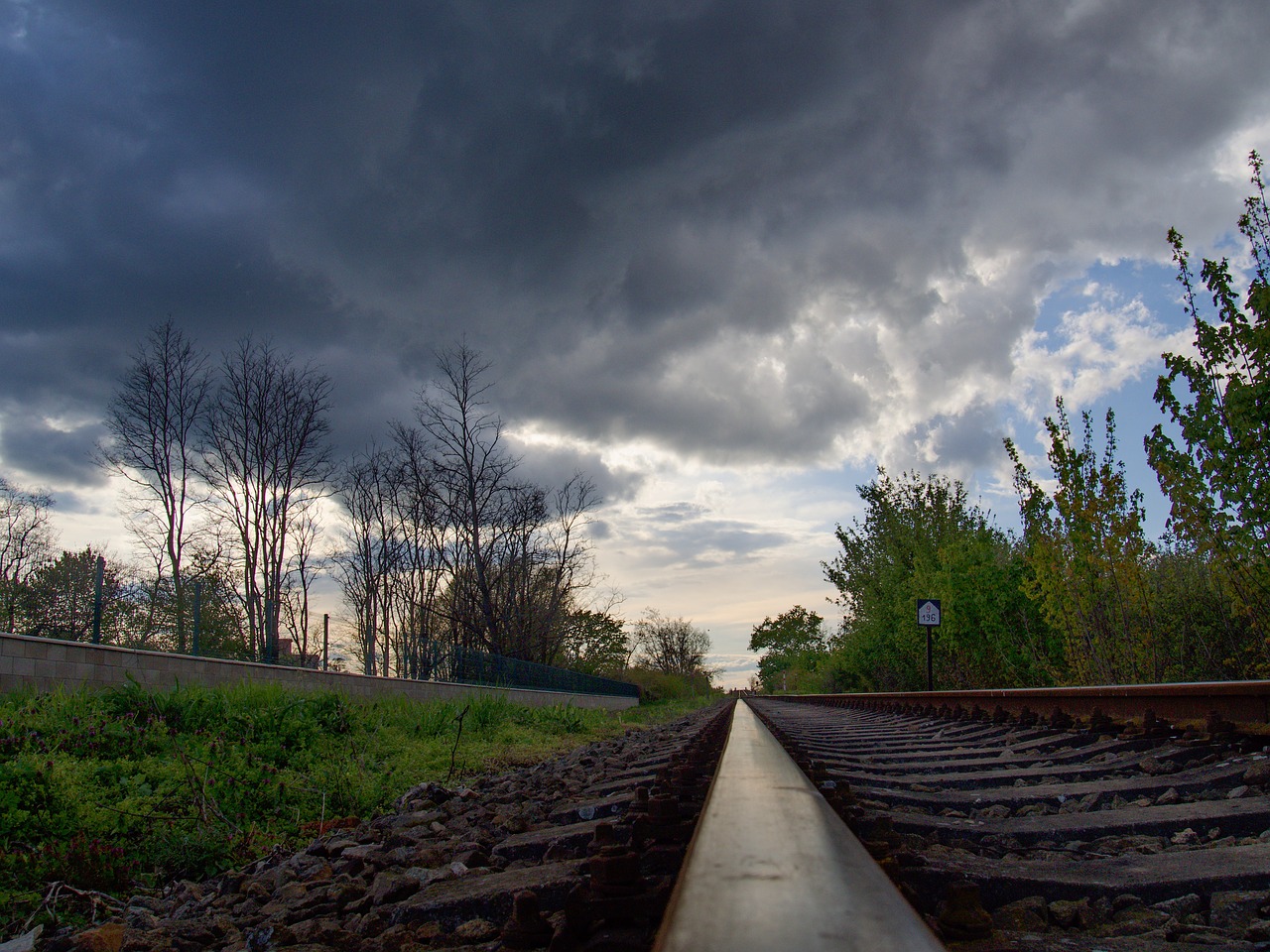 Image - track storm peace a straight line