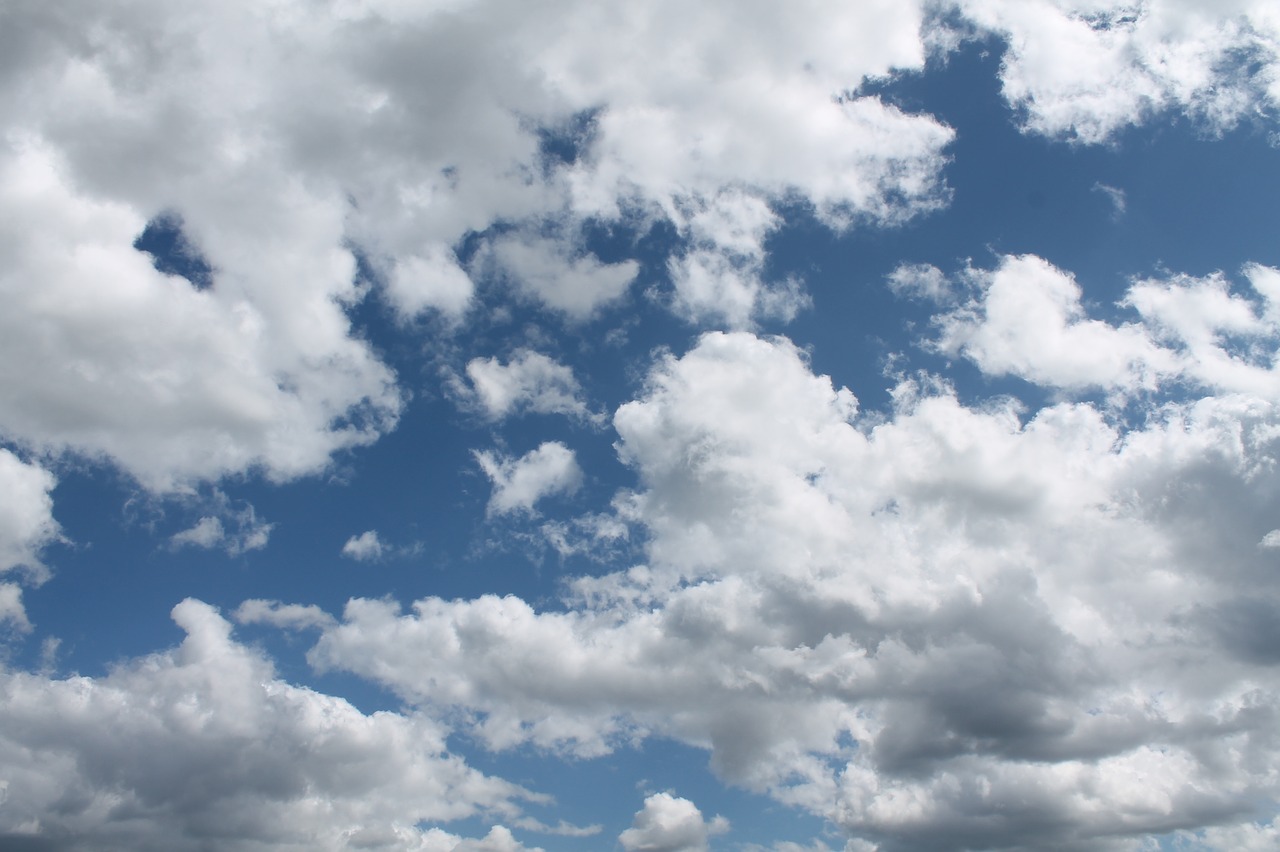 Image - sky clouds blue clouds sky nature