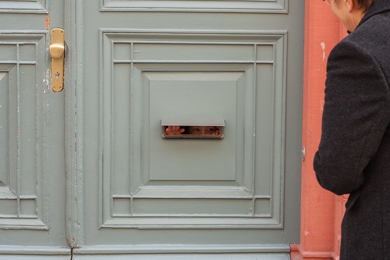 Image - front door letter box slot child