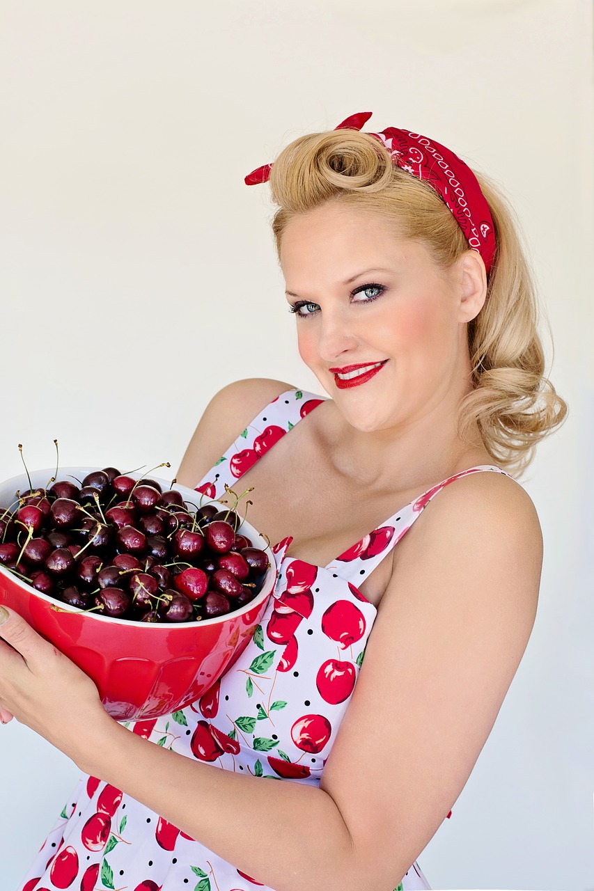 Image - cherries summer bowl of cherries