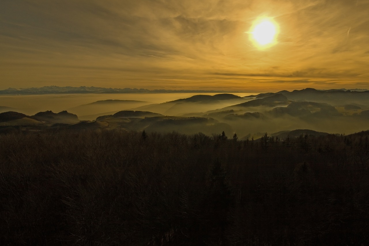 Image - jura alpine fog haze alps