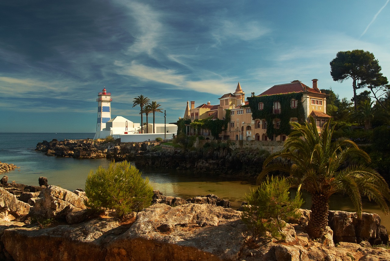 Image - cascais portugal beach coast water