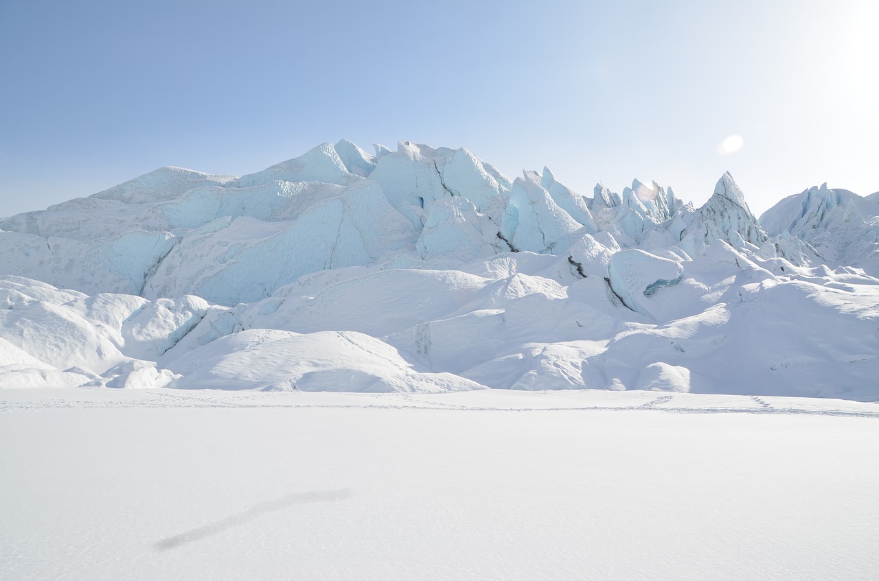 Image - glacier snow ice nature landscape