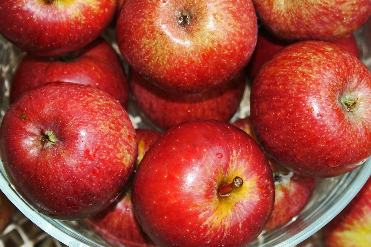 Image - bowl of apples apples red food