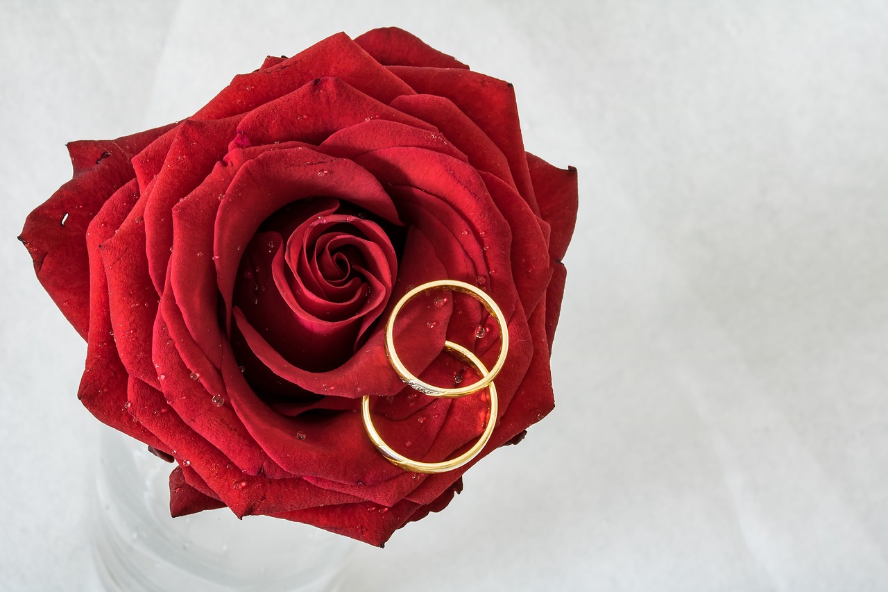 Image - wedding rings rose rings gold rings