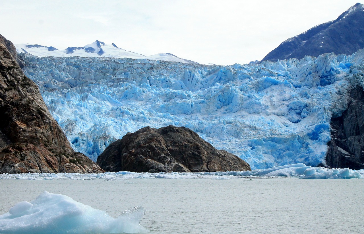 Image - glacier alaska blue ice fjord