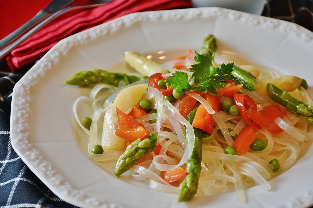 Image - rice noodles noodles pasta salad