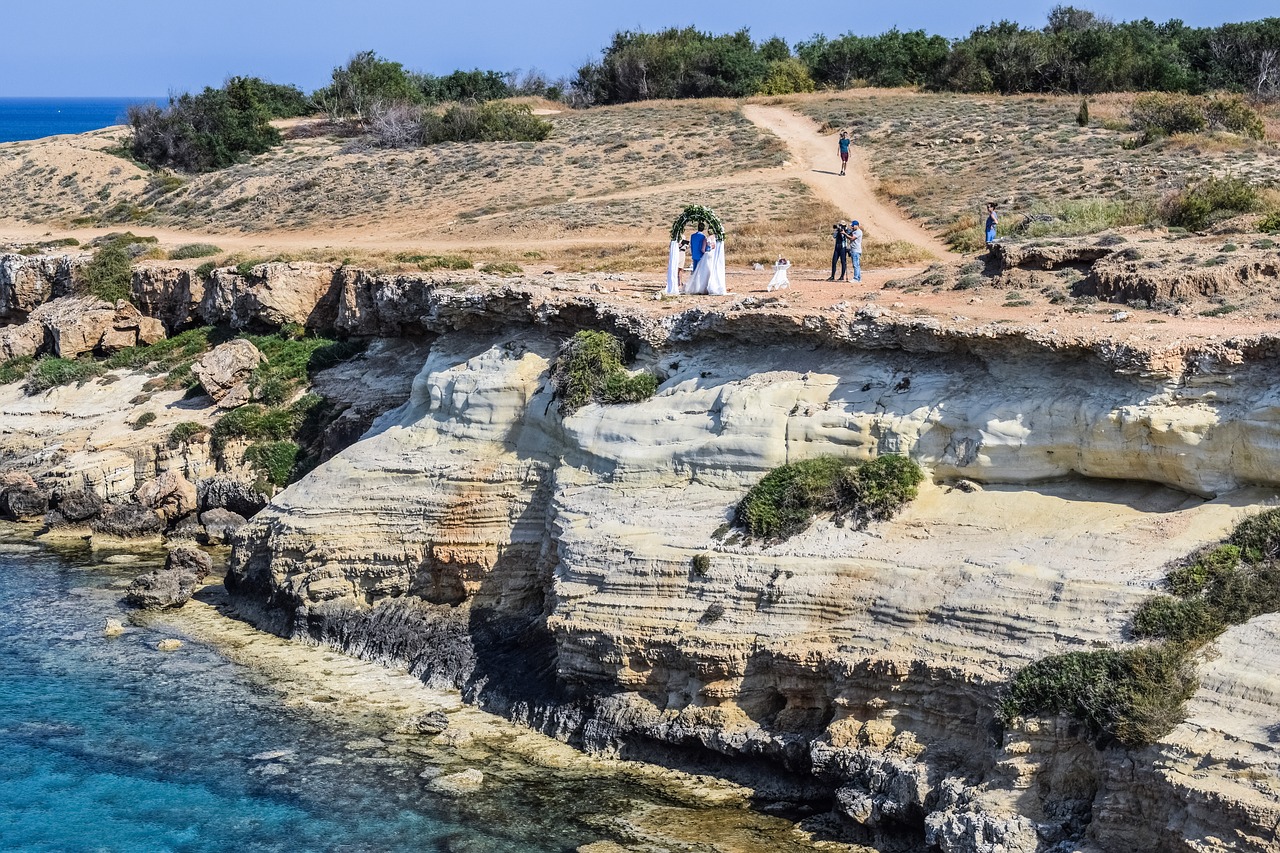 Image - cliff coast cove beach geology