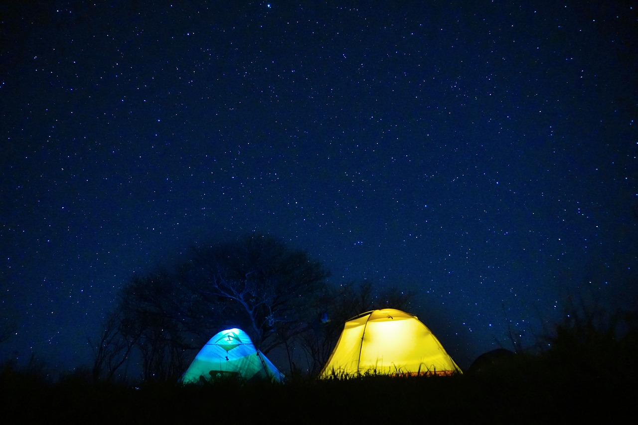 Image - starry sky tent night interstellar