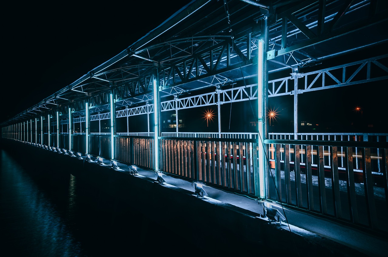 Image - harbour bridge photo light evening