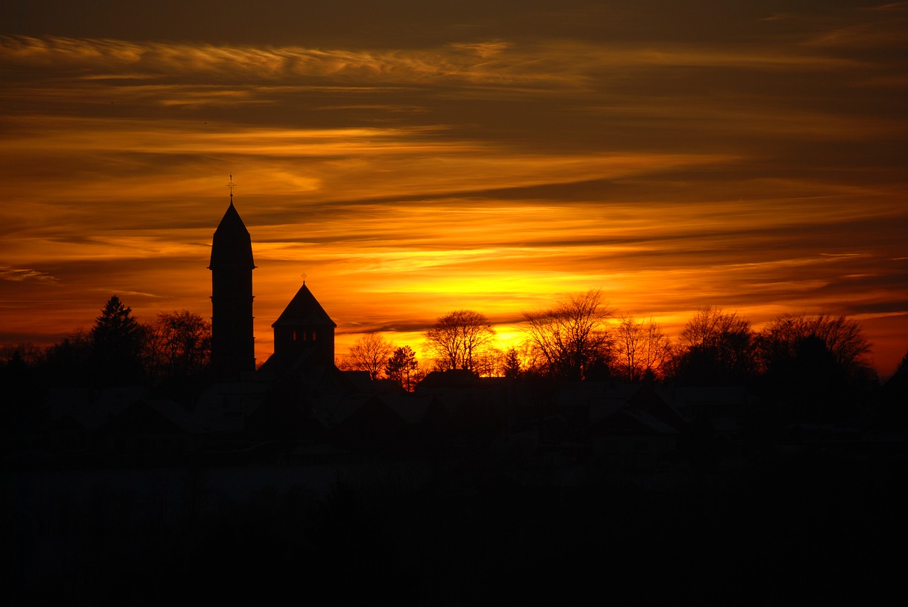 Image - sunset sun light house tower