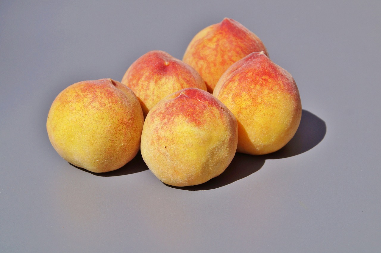 Image - peach fruit pome fruit sweet food
