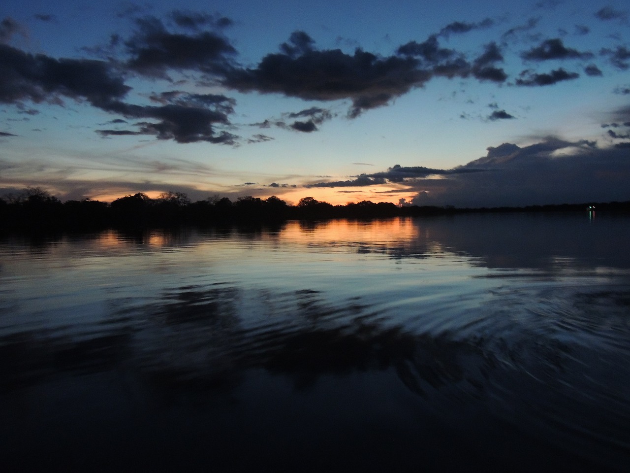 Image - amazon sunset river america brazil