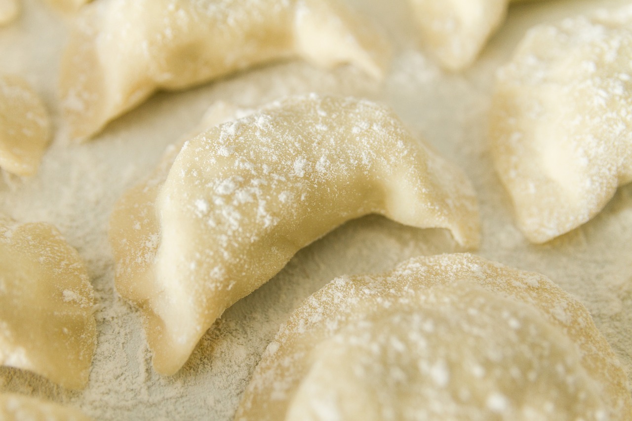 Image - dumplings raw uncooked flour food