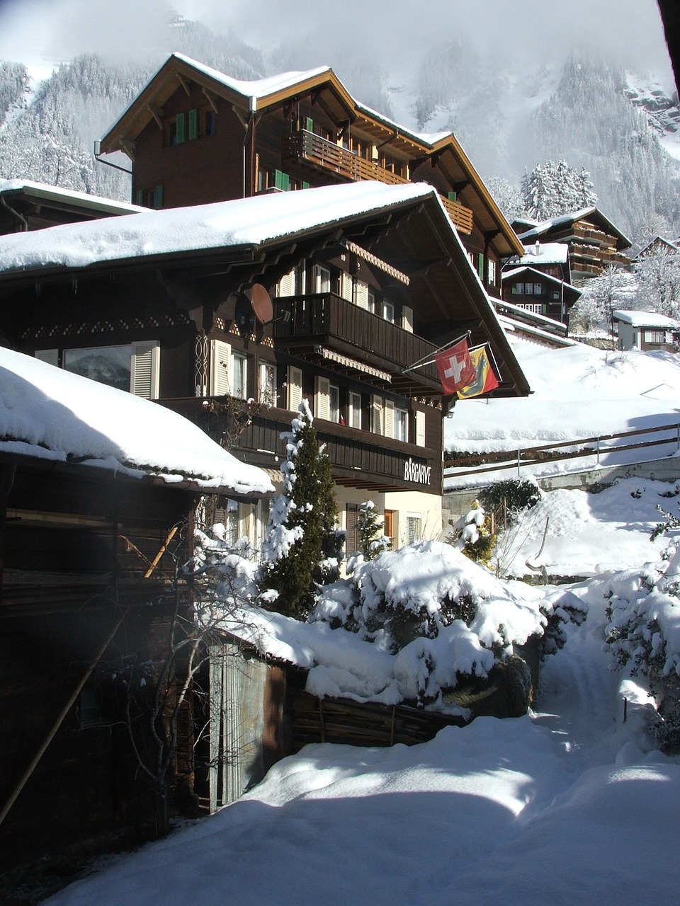 Image - swiss chalets traditional wengen