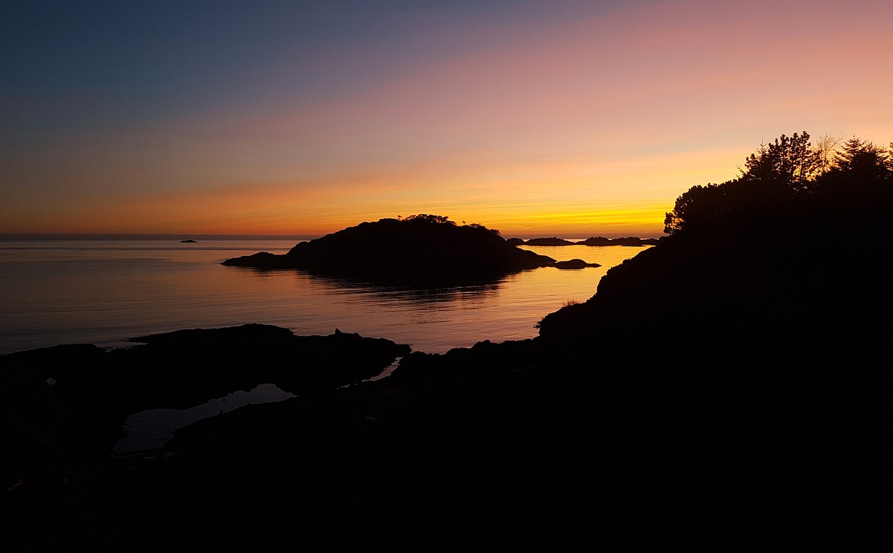 Image - sunset egersund norway landscape