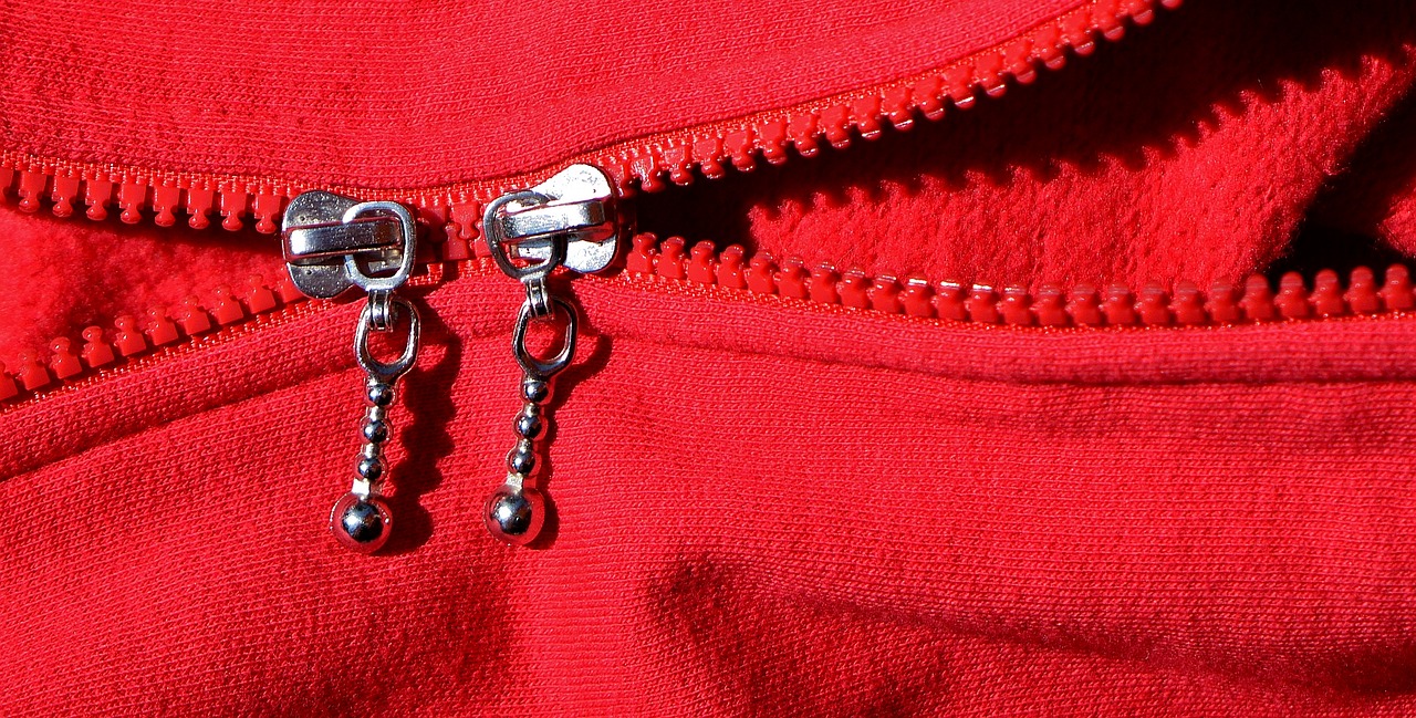 Image - zip clothing close up metal