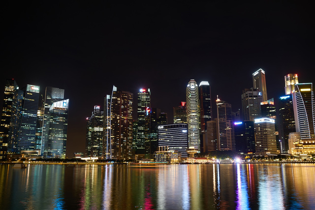 Image - asian singapore high skyscraper