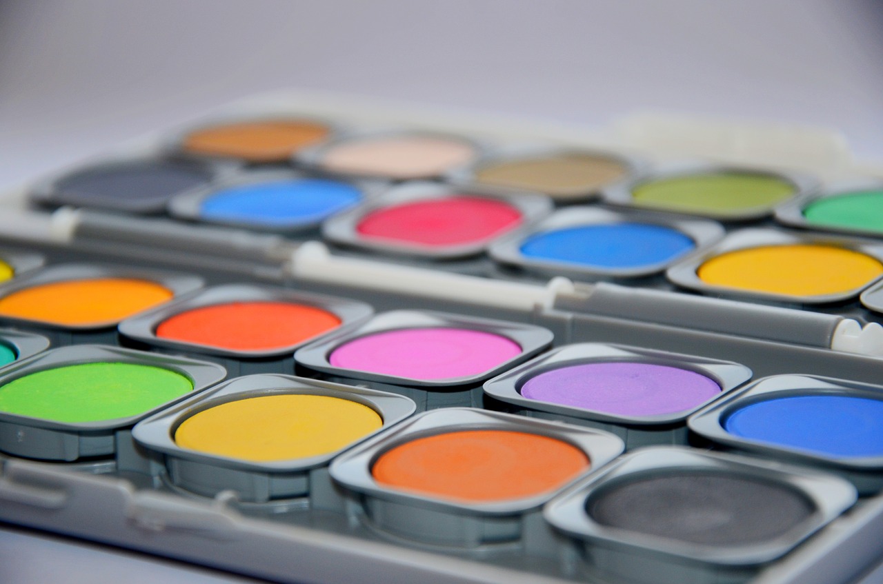 Image - paint palette color bright beauty