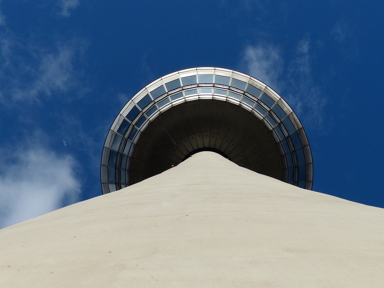 Image - tv tower mannheim landscape blue