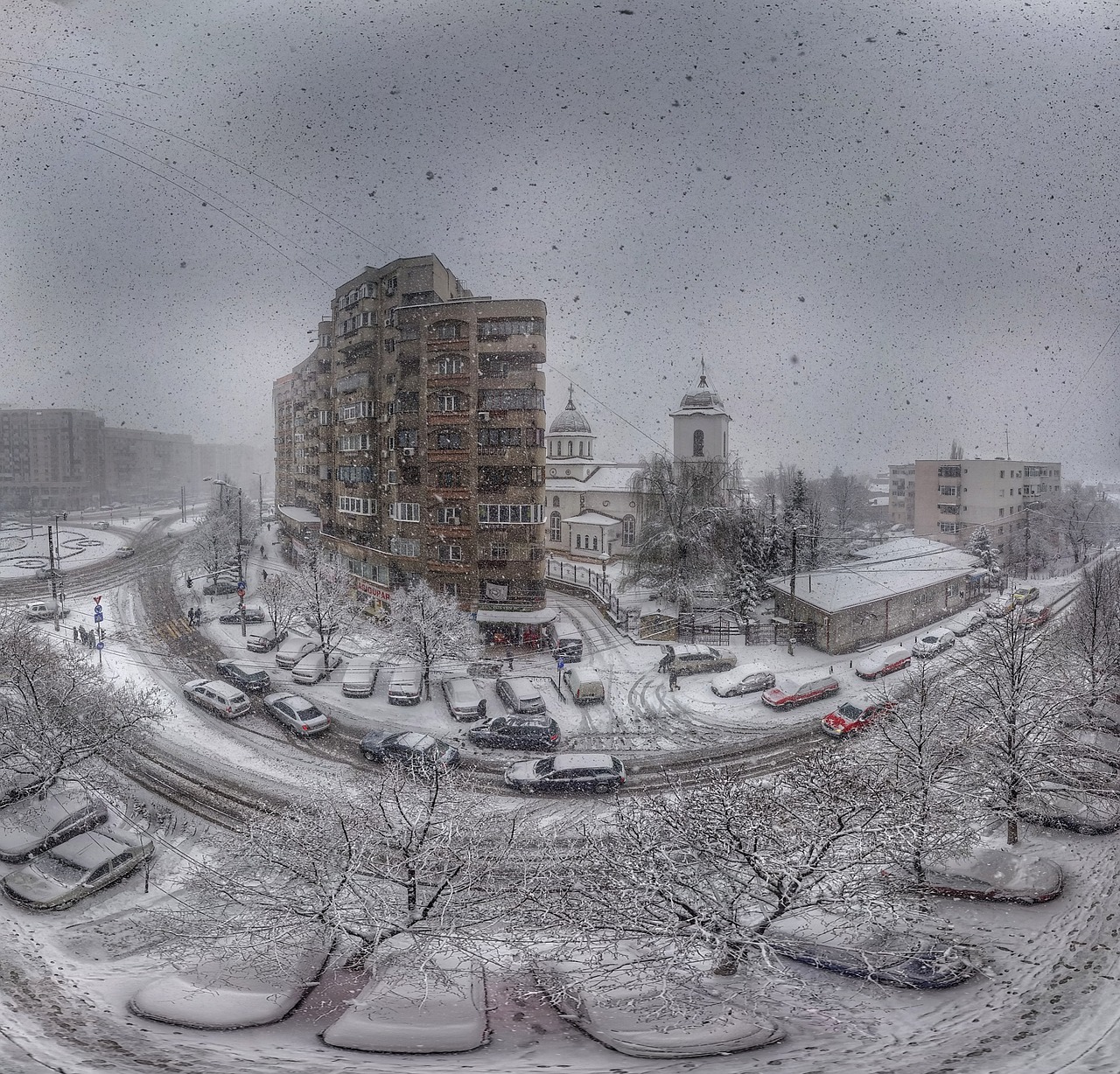 Image - snow sphere winter cold