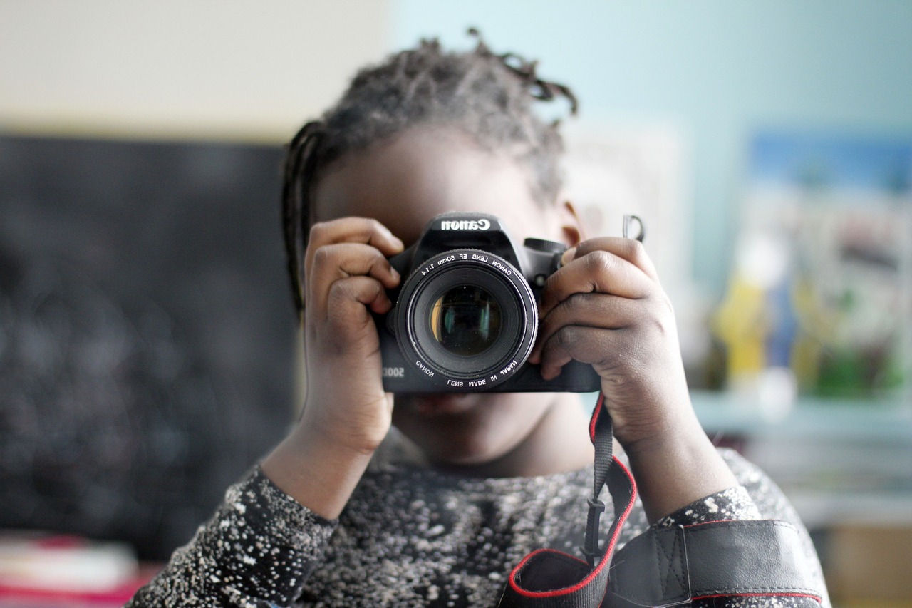 Image - child photographer self portrait