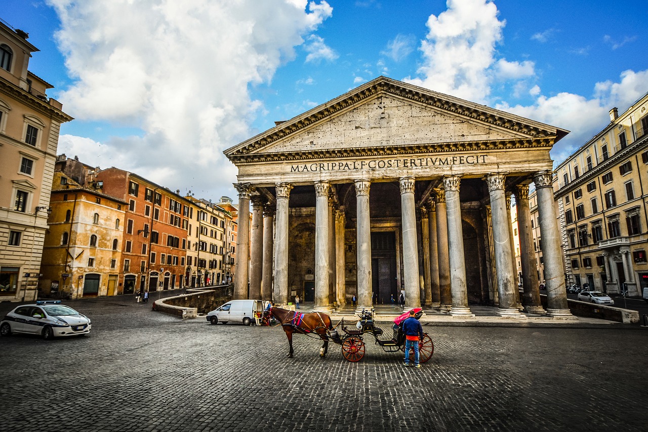 Image - rome italy roman pantheon morning