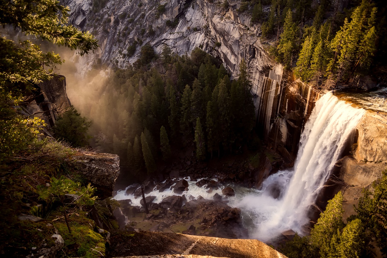 Image - yosemite national park waterfall