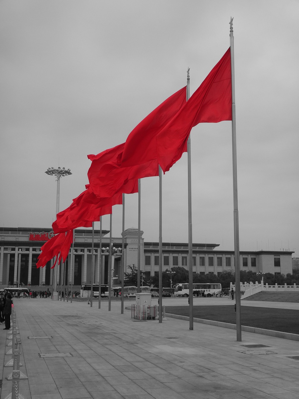 Image - china flag flags socialism blow