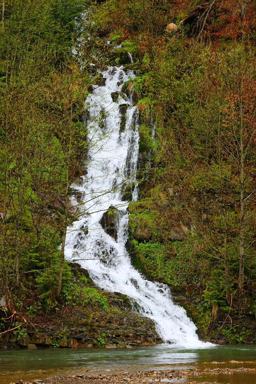 Image - waterfall water carpathians