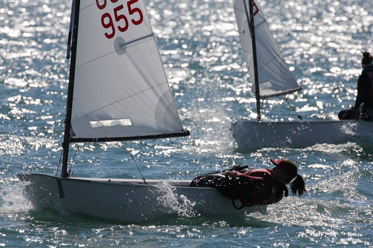 Image - sailing ioda optimist sun sea