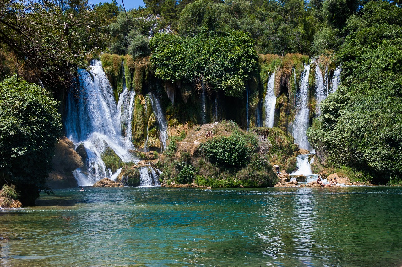 Image - waterfall water kravice nature