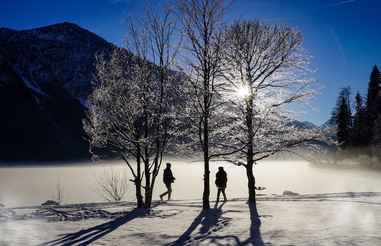 Image - winter lake ice wintry snow