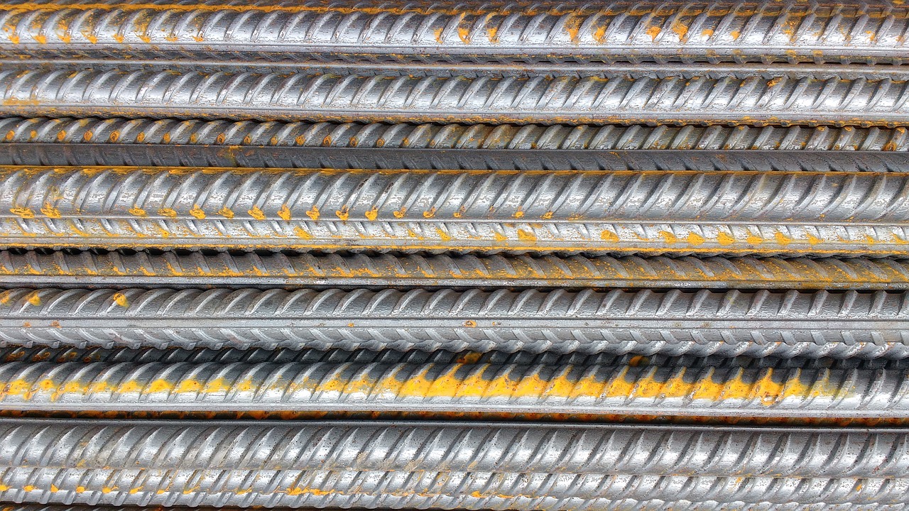 Image - steel reinforcement iron stainless