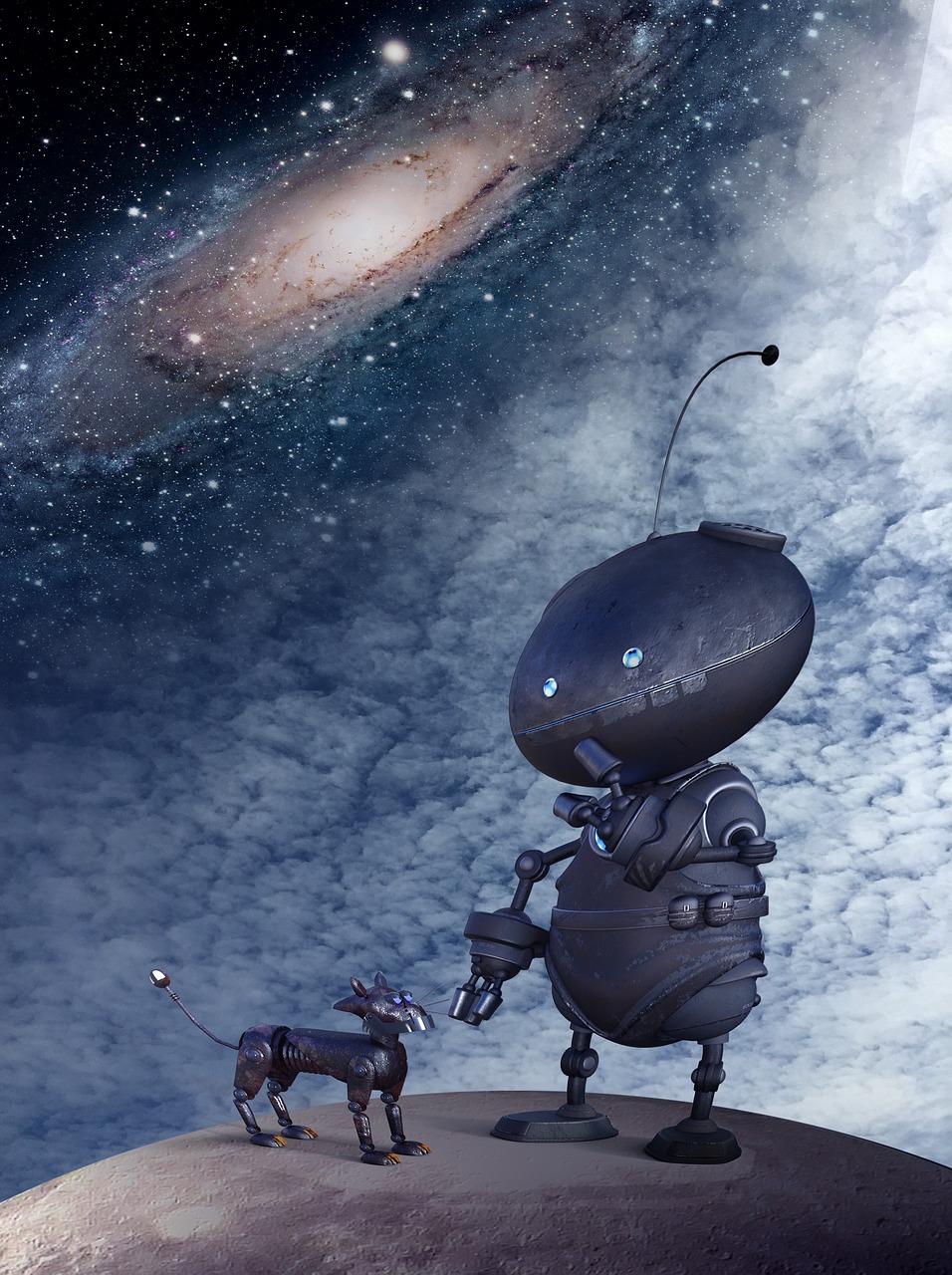 Image - home lost alone cosmos robot