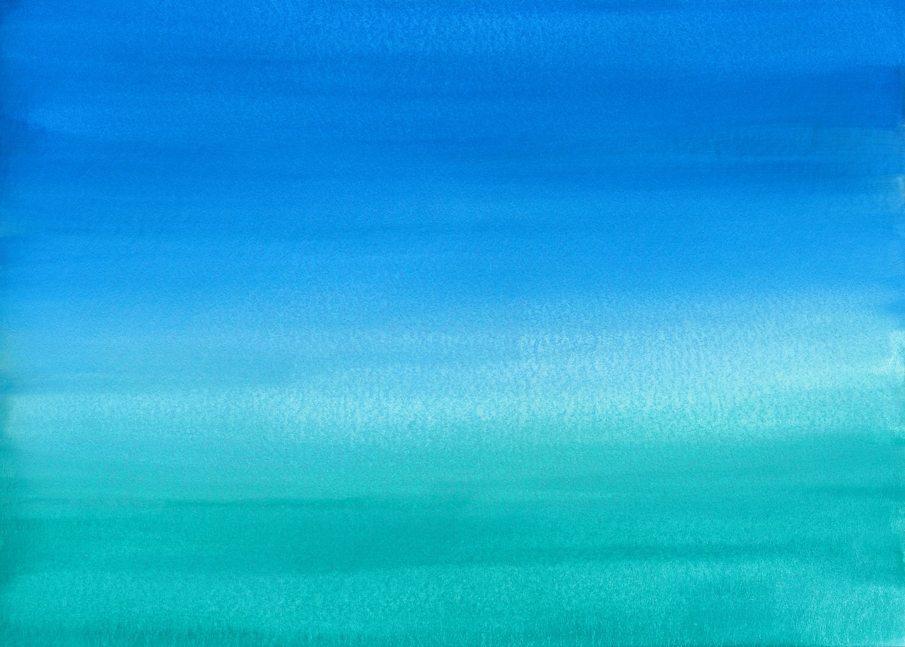 Image - watercolor blue teal watercolour