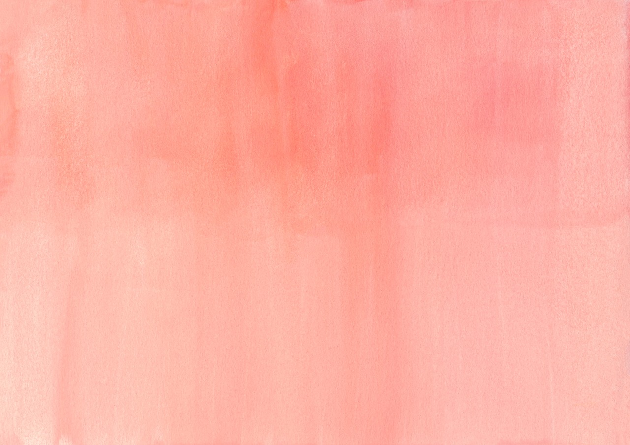 Image - watercolor peach background pink