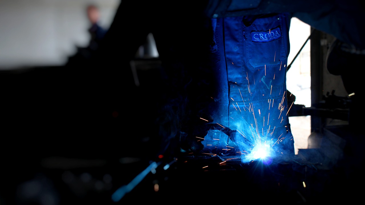 Image - welding iron worker industry steel