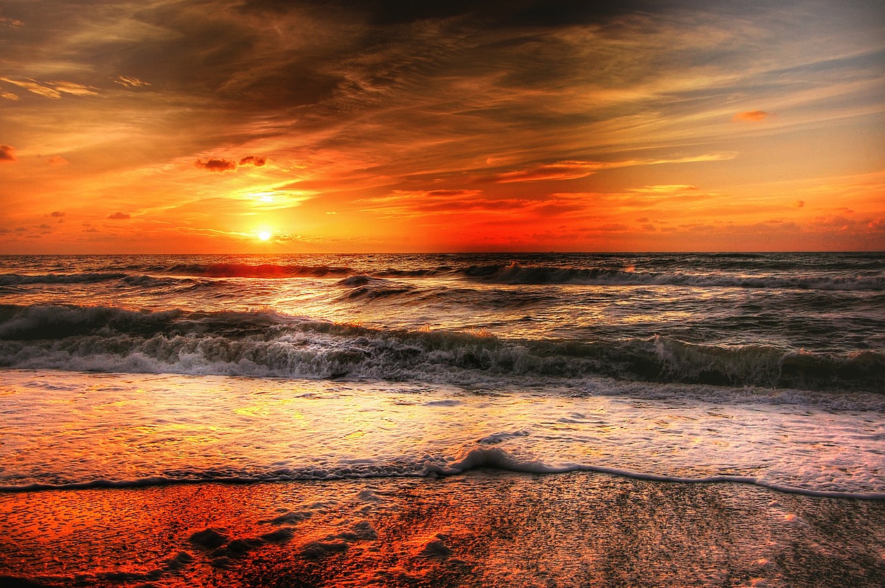 Image - sun denmark summer sunset nature
