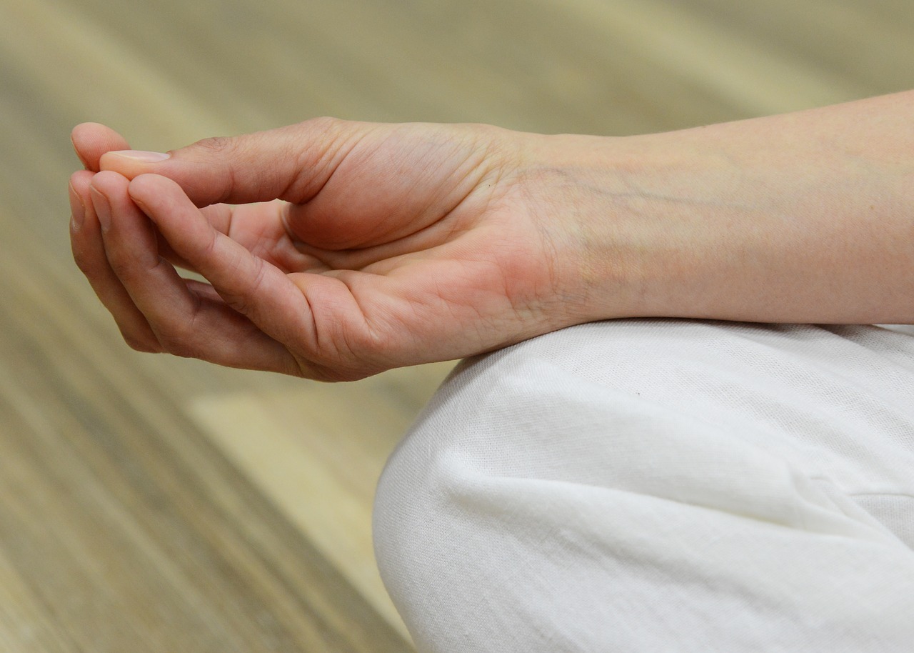 Image - mudra meditate energy meditation