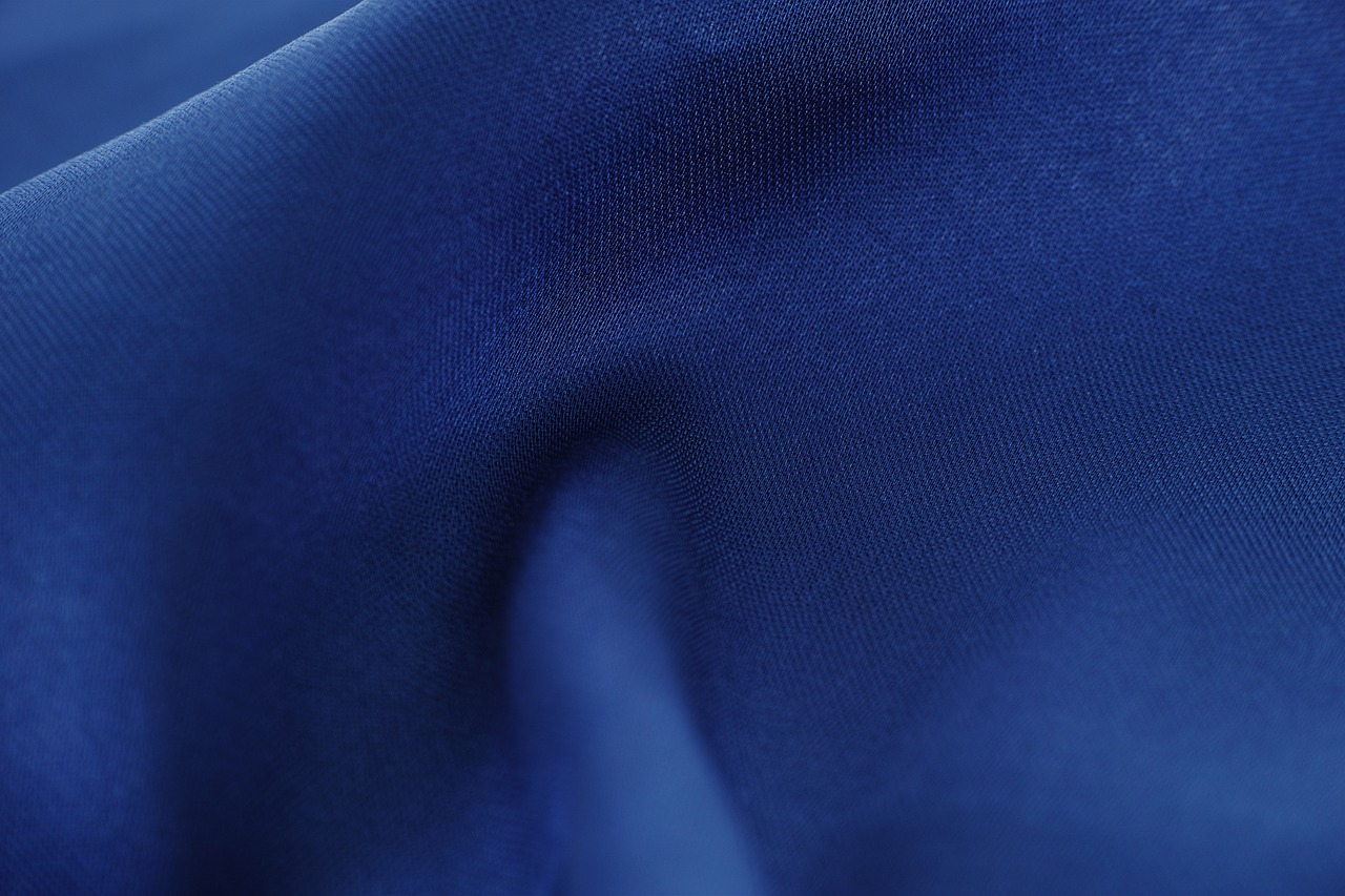 Image - blue fabric texture textile