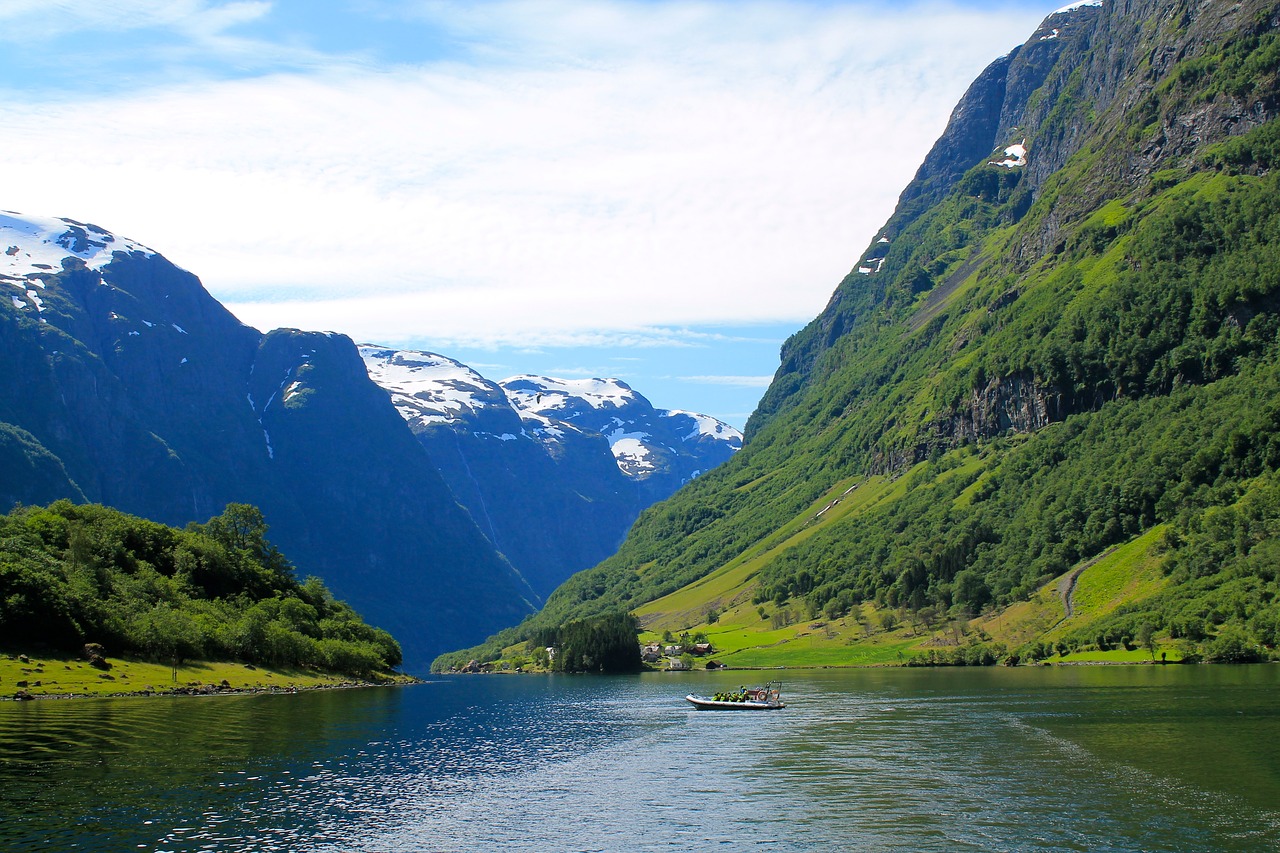 Image - norway fjord water landscape