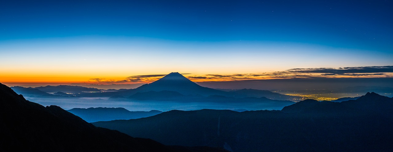 Image - panoramic landscape mt fuji