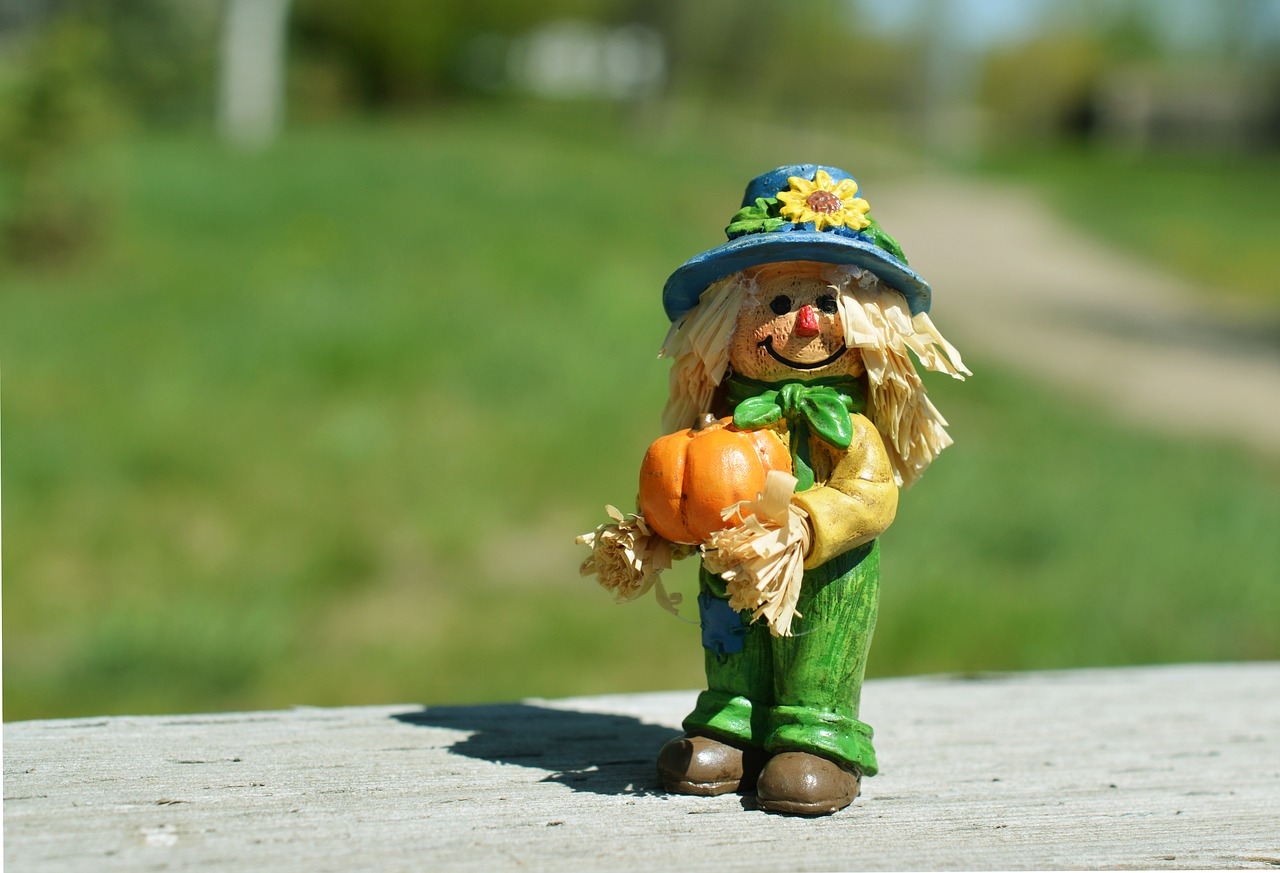 Image - scarecrow pumpkin autumn october