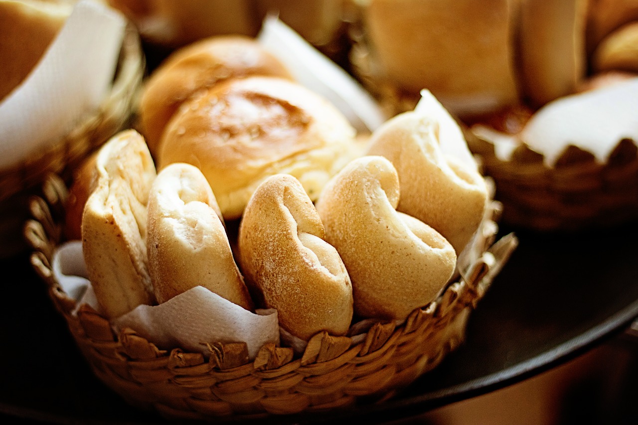 Image - baked bread rolls fresh healthy