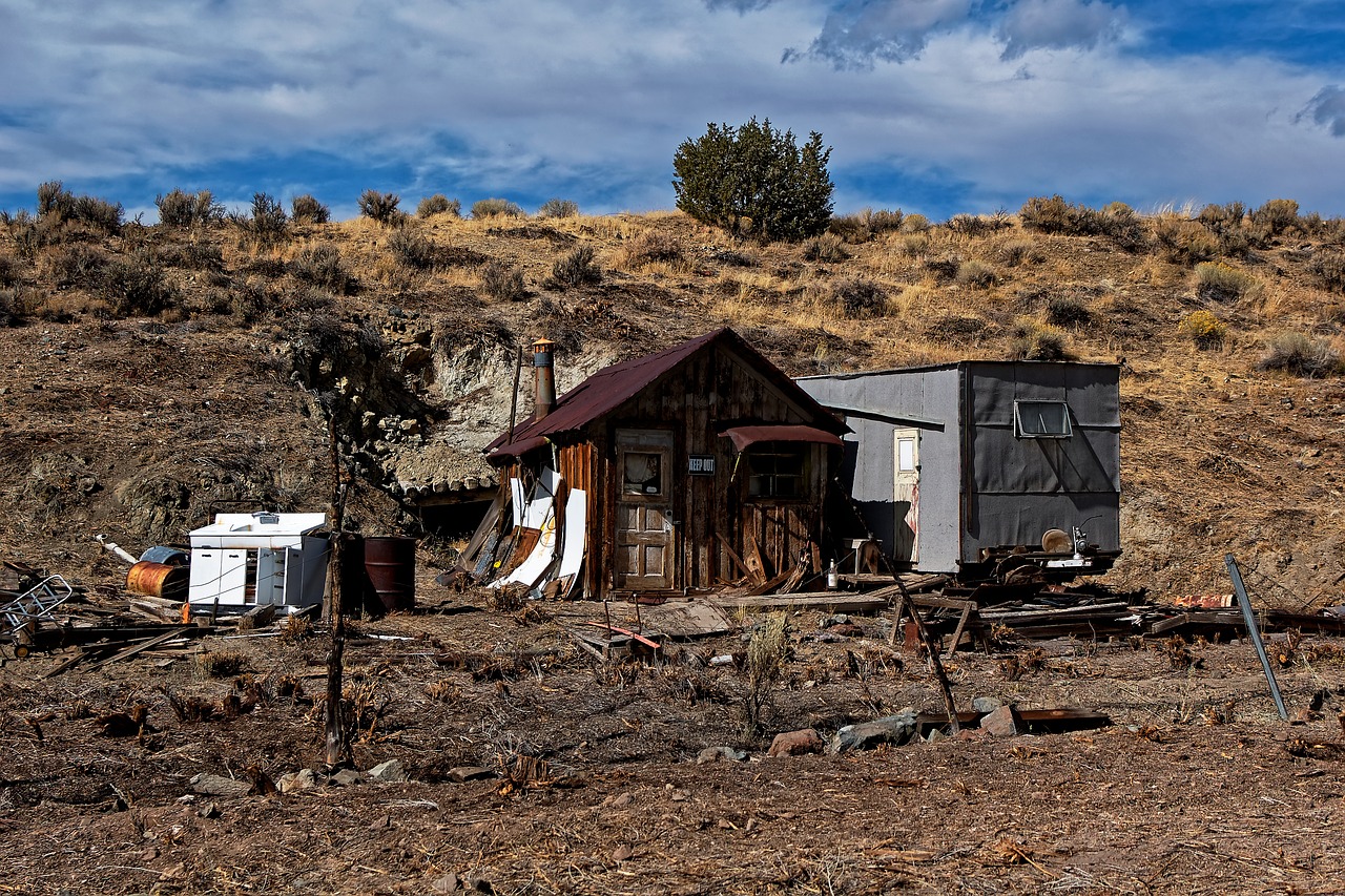 Image - nevada usa ione leave ghost town