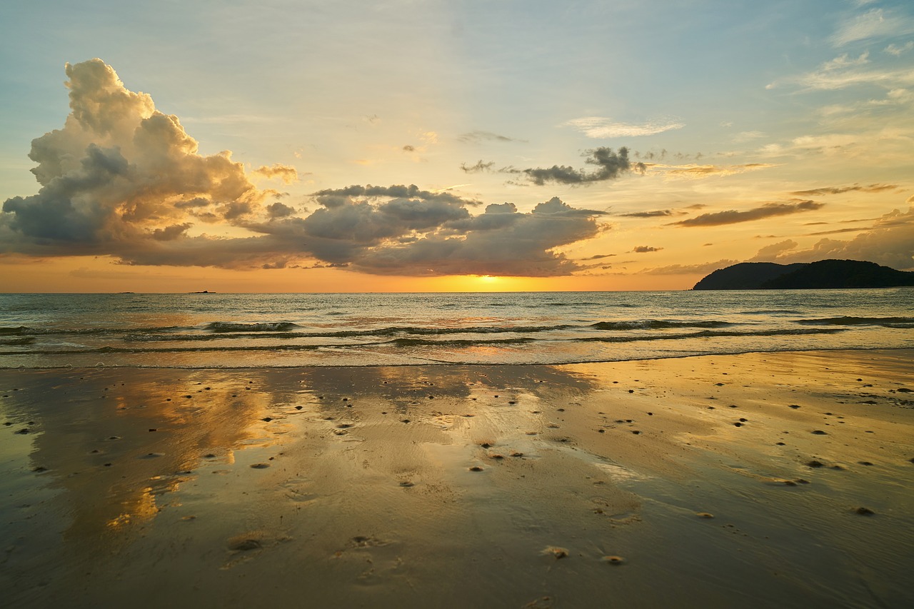 Image - landscape yellow sunrise nature